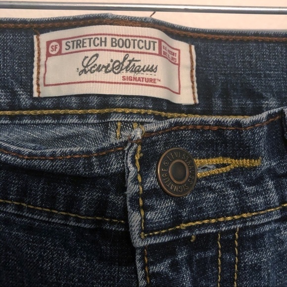 LEVI STRAUSS Signature Denim Misses10 Medium - Picture 8 of 9